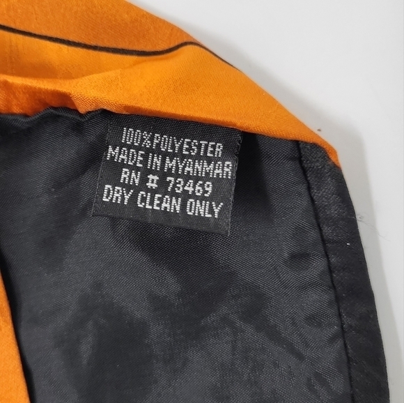 VTG Looney Tunes Mania Bugs Daffy Taz Halloween pumpkin necktie tie - Picture 5 of 6